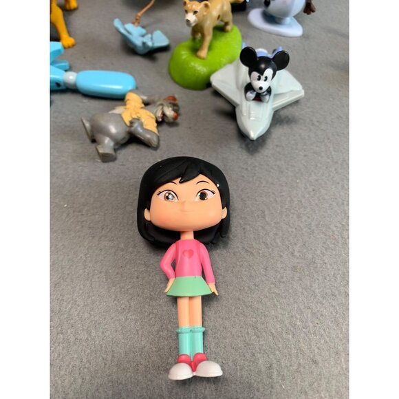 14 Mixed Disney & DreamWorks Frozen Lion King Kids Meal Figurine Set - Picture 11 of 13